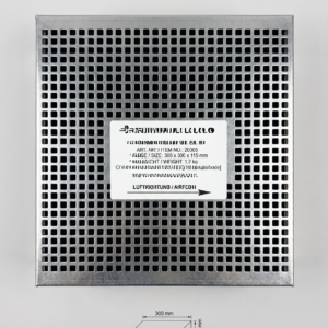 TBH Ersatzfilter 13021 Aktivkohlefilter13021- AK-Filter 300x300x115 verzinktem Stahlblech Passend für TBH